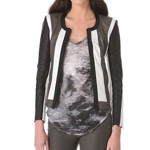 HELMUT LANG PAX LEATHER JACKET SIZE L